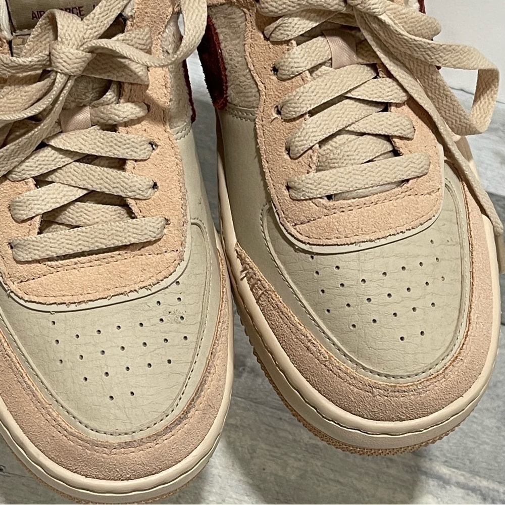 NIKE WOMEN'S AIR FORCE 1 SHADOW SNEAKERS SHOES ( STYLE - DZ4705-200 )SZ - 7.5 - Picture 11 of 15